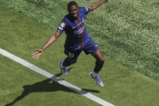 Ousmane Dembélé espère mener le PSG à un nouveau succès KEYSTONE/AP/Pamela Smith